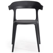 Papatya Luna Stripe Koltuk - Bahçe Balkon Mutfak Sandalyesi Beyaz thumbnail 9