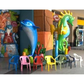 Papatya Mini Çocuk Koltuğu Pembe 4lü Paket - Kreş Sandalye thumbnail 9