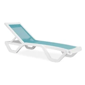 Papatya Myra Tex Kolsuz Şezlong - Yeşil İskelet & Bej Fileli thumbnail 5