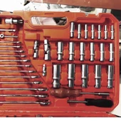 Lokma Anahtar Takımı 216 Parça Uzatma Kolu Mafsallı 1/2 3/8 1/4 Yıldız Tork Düz Set Bits Uç Allen thumbnail 9