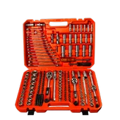 Lokma Anahtar Takımı 216 Parça Uzatma Kolu Mafsallı 1/2 3/8 1/4 Yıldız Tork Düz Set Bits Uç Allen thumbnail 1