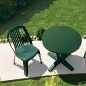 Papatya Favori Sandalye Teak - Plastik Bahçe Balkon Sandalyesi thumbnail 7