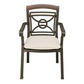 Papatya Sandalye ve Koltuklar İçin Fermuarlı Minder 47x47x5 cm thumbnail 9