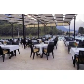 Papatya Alize Koltuk Yeşil - Plastik Bahçe Balkon Koltuğu thumbnail 9