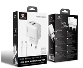 Lenyes LCH91-TC-L 20 W Lightning Kablolu Hızlı Şarj Aleti thumbnail 3