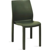 Papatya Yummy Sandalye Turuncu 6lı Paket - Plastik Bahçe Balkon Sandalyesi thumbnail 4