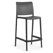 Papatya Fame Bar Sandalyesi 65 cm Kırmızı - Kolçaksız thumbnail 4