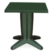 Papatya Bravo Masa Teak 70x70 Kare - Bahçe Balkon Dış Mekan Veranda Teras thumbnail 2