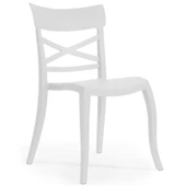 Papatya X-Sera Sandalye - Bahçe, Balkon, Mutfak Sandalyesi -Turuncu thumbnail 2