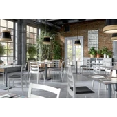 Papatya Nosta Sandalye - Bahçe Balkon Mutfak Sandalyesi Antrasit thumbnail 10