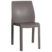 Papatya Yummy Sandalye Siyah 6lı Paket - Plastik Bahçe Balkon Sandalyesi thumbnail 10