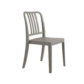 Papatya Varia Sandalye - Bahçe, Balkon, Mutfak Sandalyesi -Küllü Kahve thumbnail 6