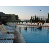 Papatya Avangarde Plastik Şezlong Kolçaklı Beyaz - Bahçe Balkon Plaj Şezlongu thumbnail 6