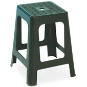 Papatya Mercan Plastik Tabure Teak 6lı Paket - Bahçe Balkon Taburesi thumbnail 7