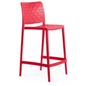 Papatya Fame Bar Sandalyesi 65 Cm Küllü Kahve - Kolçaksız thumbnail 7