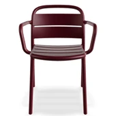 Papatya Balat Sandalye 2li Paket Marmara Mavisi - Plastik Bahçe Balkon Mutfak Sandalyesi thumbnail 3