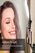 Şarjlı Taşınabilir Cep Telefonu&Kamera Selfi Işık Universal Güçlü Tiktok Youtube Aynalı Çekim Işığı thumbnail 5
