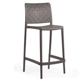 Papatya Fame Bar Sandalyesi 65 Cm Beyaz - Kolçaksız thumbnail 9