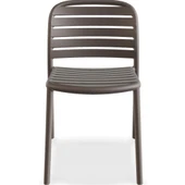 Papatya Tarabya Sandalye Küllü Kahve - Plastik Bahçe Balkon Mutfak Sandalyesi thumbnail 1