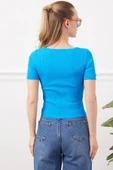 U Yaka Triko Yazlık Bluz thumbnail 12