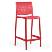 Papatya Fame Bar Sandalyesi 65 Cm Antrasit - Kolçaksız thumbnail 4