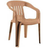 Papatya Elit Koltuk Teak - Plastik Bahçe Balkon Sandalyesi thumbnail 1