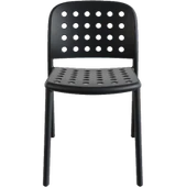 Papatya Bomonti Sandalye Antrasit 4lü Paket - Plastik Bahçe Balkon Mutfak Sandalyesi thumbnail 3