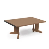 Papatya Katar Plastik Masa - Bahçe Masası 115x180cm 8 Kişilik - Yeşil Renk thumbnail 2