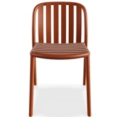 Papatya Galata Sandalye Bej - Plastik Bahçe Balkon Mutfak Sandalyesi thumbnail 7