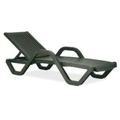 Papatya Myra Kollu Şezlong Beyaz - Plaj Havuz Bahçe Şezlong thumbnail 6