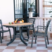 Papatya Commadore Koltuk Yeşil 6lı Paket - Plastik Bahçe Balkon Sandalyesi thumbnail 5