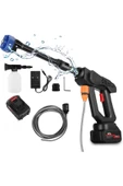 Leerfei 8108 Akülü Araba Yıkama Makinesi | 48V Li-ion Pil | Yüksek Basınçlı Taşınabilir Temizlik Tabancası thumbnail 1