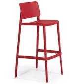 Papatya Joy Bar Sandalyesi 75 Cm Beyaz - Kolçaksız thumbnail 8