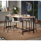 Papatya Joy Bar Sandalyesi 65 Cm Küllü Kahve - Kolçaksız thumbnail 8