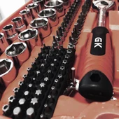 Lokma Anahtar Takımı 216 Parça Uzatma Kolu Mafsallı 1/2 3/8 1/4 Yıldız Tork Düz Set Bits Uç Allen thumbnail 5