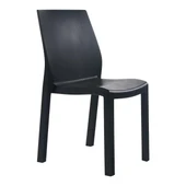 Papatya Yummy Sandalye K.Kahve - Plastik Bahçe Balkon Sandalyesi thumbnail 5