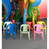 Papatya Mini Çocuk Koltuğu Kırmızı 6lı Paket - Kreş Sandalye thumbnail 6