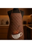 Kapitoneli Sıvı Geçirmez Leke Tutmaz Mutfak Önlüğü Dijital Baskılı Önlük thumbnail 3