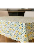 Leke Tutmaz 3D Dijital Baskılı Masa Örtüsü Sarı Çiçek Cenneti thumbnail 2