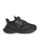 Buckhead 3053 Akıllı Bağcıklı Flex Foam Taban Unisex Çocuk Ayk. Siyah thumbnail 1