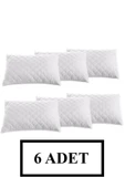 6 Adet Kapitoneli Fermuarlı Yastık Koruyucu Alez 50x70 cm thumbnail 1