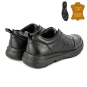 Muya Stone 6 Nokta Anatomik %100 Deri Erkek Ayakkabı Siyah thumbnail 5