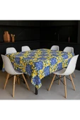 Leke Tutmaz Masa Örtüsü 3D Dijital Baskılı Limon Desenli thumbnail 4