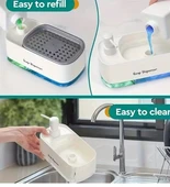 Çift Hazneli Sıvı Sabunluk ve Süngerlik Hazneli thumbnail 4