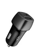 C490 Safe Karbon Görünümlü 12W Araç Şarj Başlığı thumbnail 1