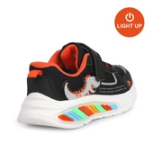 Buckhead 3043 Rex Işıklı-Anatomik Erkek Çoc. Ayk. Siyah-Turuncu thumbnail 3