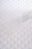 Kapitone Fitted Full Kenar Su Sıvı Geçirmez Yatak Koruyucu Alez Çarşaf Beyaz 100x200 thumbnail 3