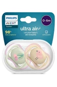 Philips Avent Scf085/13 Ultra Air Emzik 0-6 Ay 2'li Kız thumbnail 2