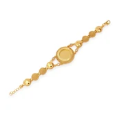 Altın Kaplama İmitasyon Desenli Yarım Altınlı Bileklik BLK-1191 thumbnail 1