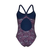 Arena Womens Abstract Tiles Swimsuit Lightdrop Kadın Yüzücü Mayosu 007141417 thumbnail 4